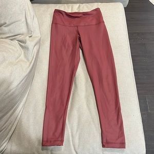 Salmon/Pink Colored Leggings